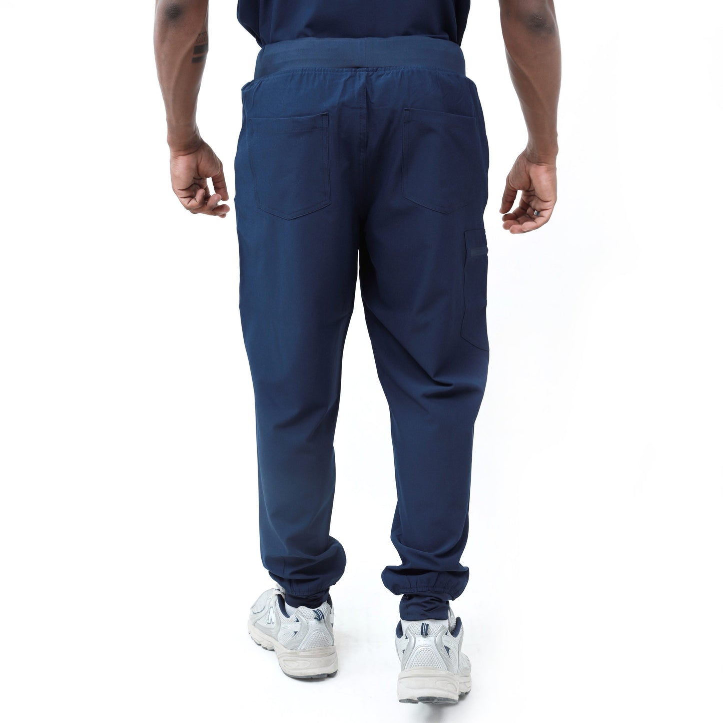 Dynamic Men Scrub Top - WHITE ARMY