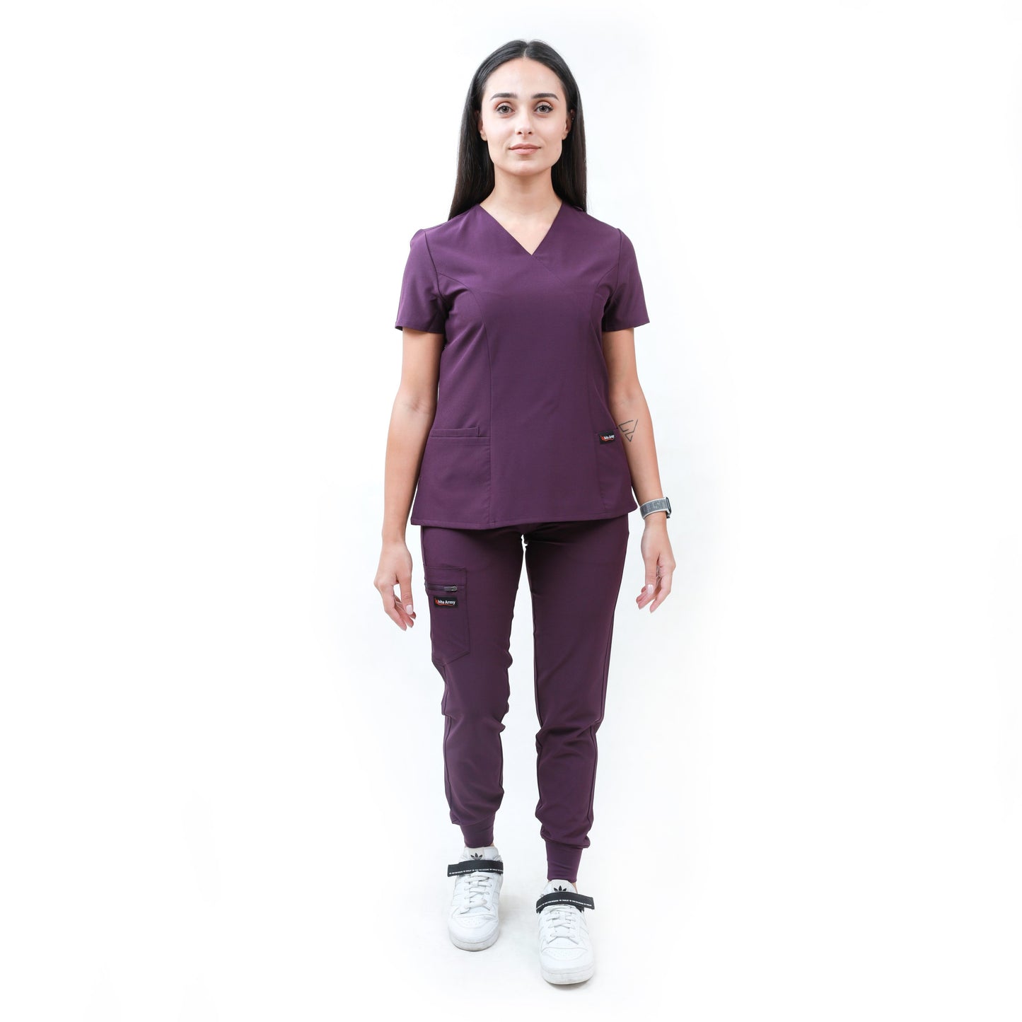 Dynamic Women Scrub Pant - WHITE ARMY