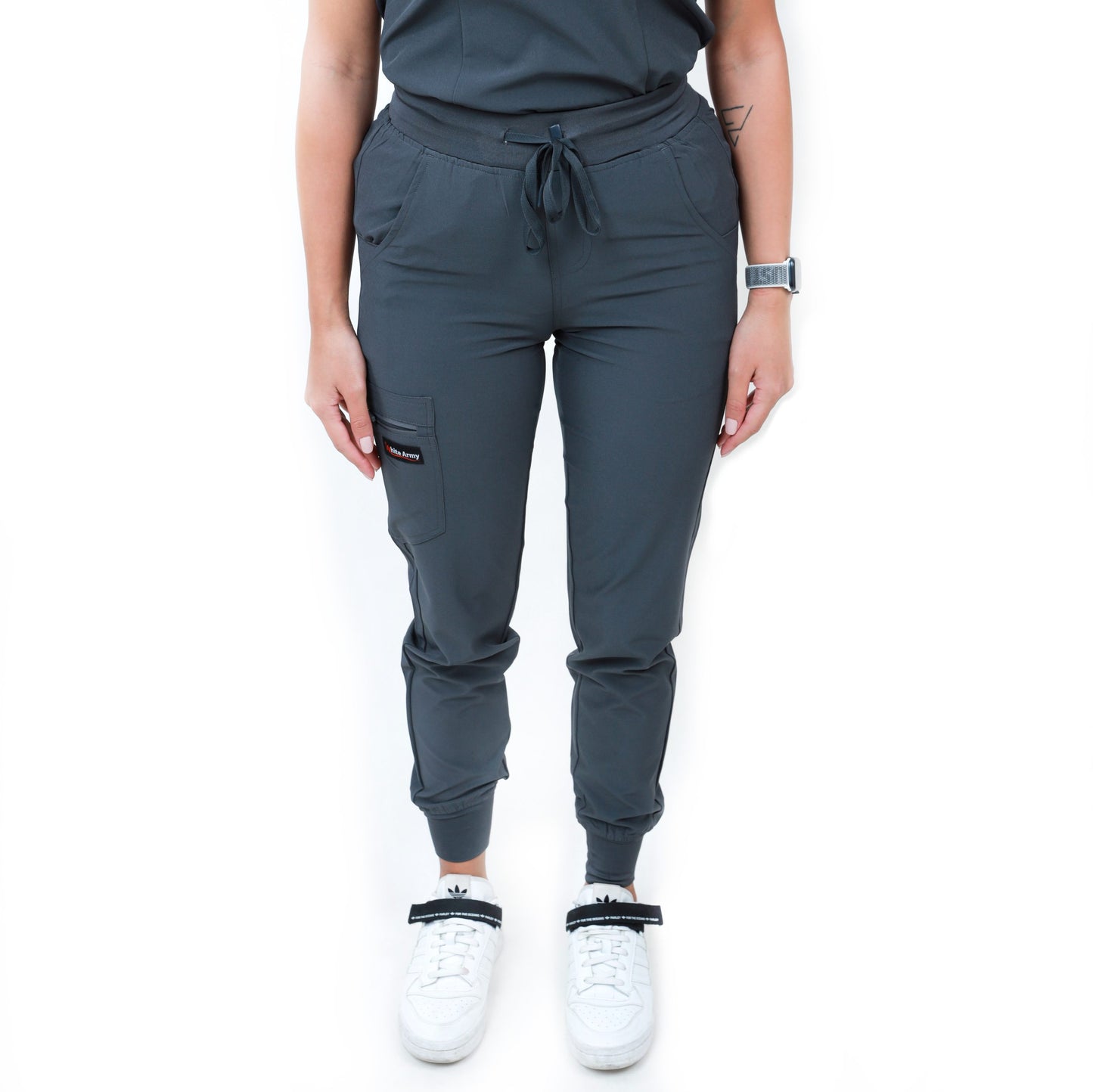 Dynamic Women Scrub Pant - WHITE ARMY