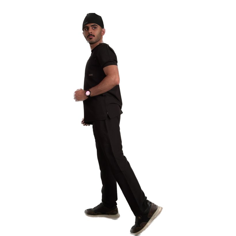 Sport Men Scrub Top - WHITE ARMY