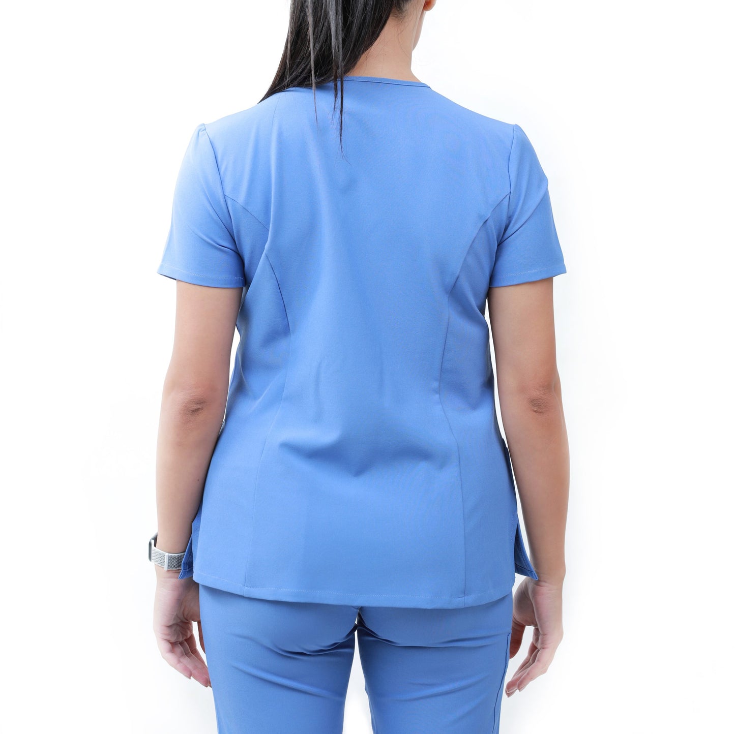 Dynamic Women Scrub Top - WHITE ARMY