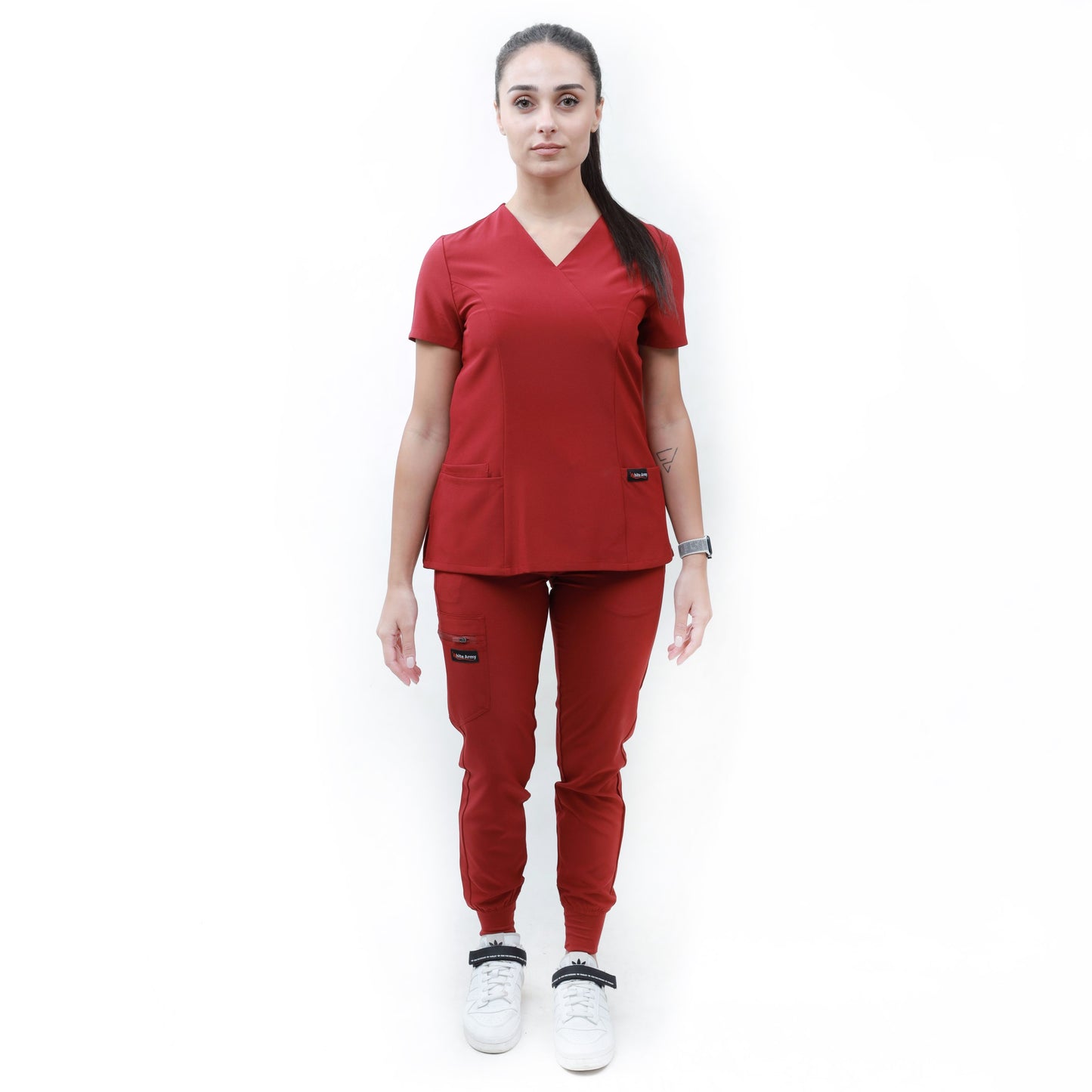 Dynamic Women Scrub Pant - WHITE ARMY