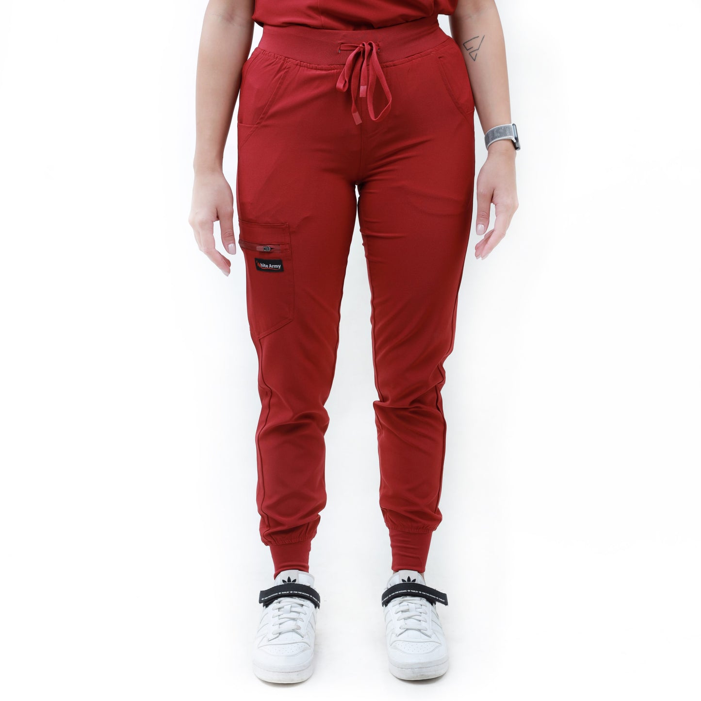 Dynamic Women Scrub Pant - WHITE ARMY