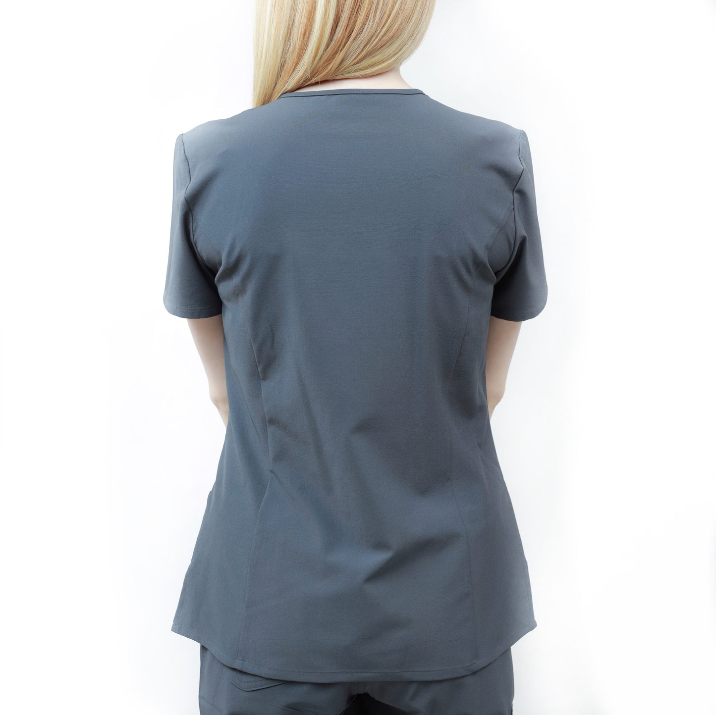 Dynamic Women Scrub Top - WHITE ARMY