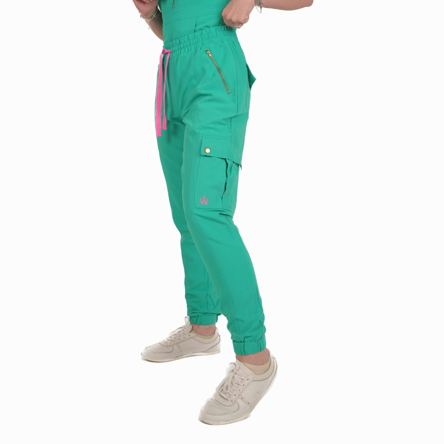 Luxe-Pro Women Scrub Top - WHITE ARMY