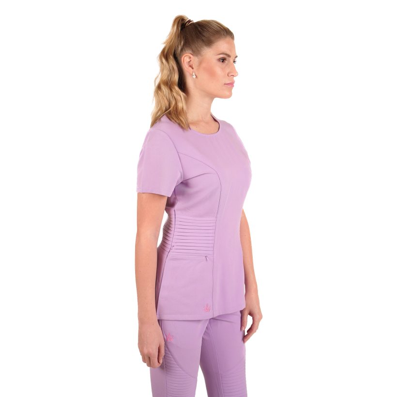 Luxe Women Scrub Top - WHITE ARMY