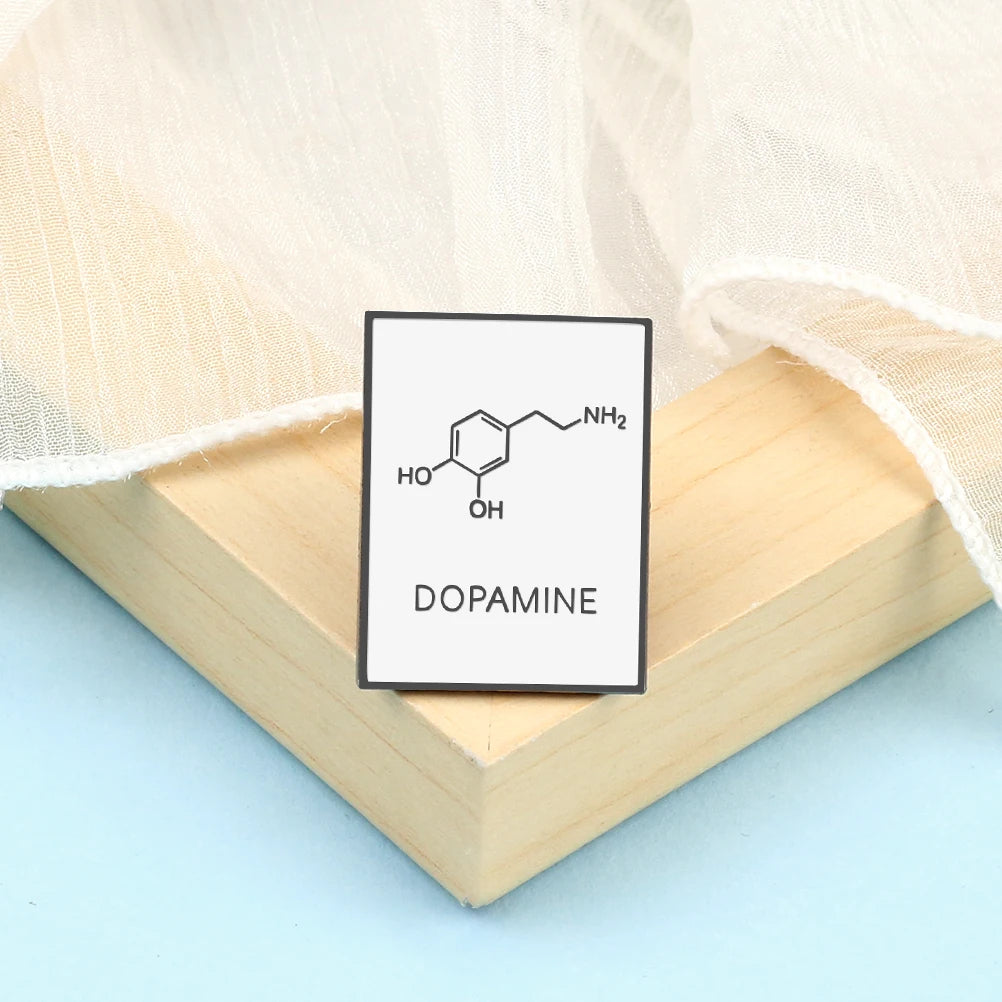 Dopamine Brooch - WHITE ARMY