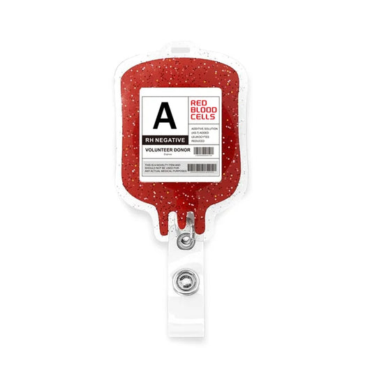 Blood Type Bag Card Holder