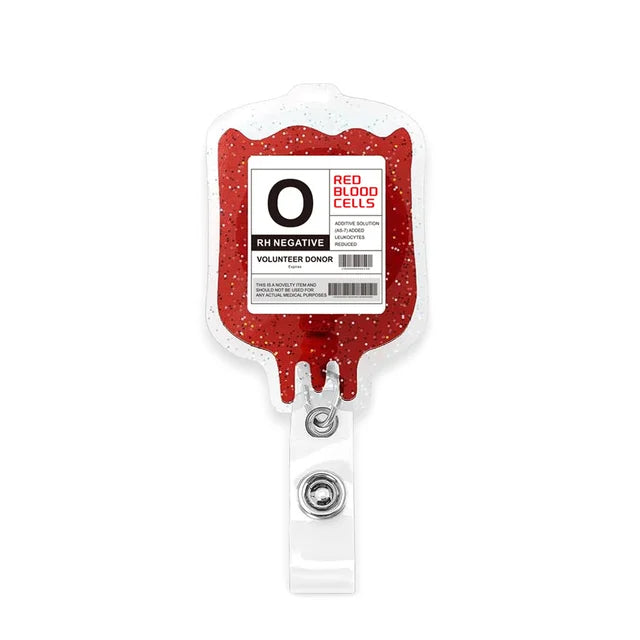 Blood Type Bag Card Holder